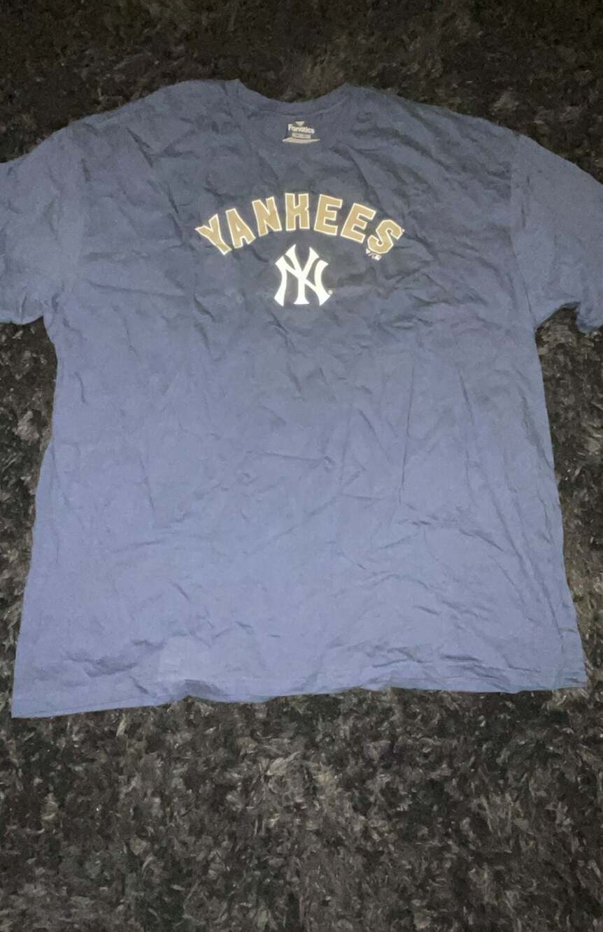 New York Yankees Majestic 2000s T-Shirt Navy